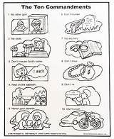 Ten Commandments For Kids Coloring Pages sketch template