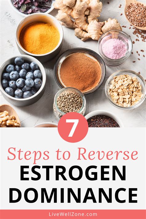 How to Eliminate Estrogen Dominance Naturally (In 7 Steps) | Estrogen dominance, Low estrogen ...