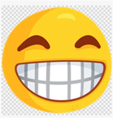 Smiley Emoji With Teeth Clipart Emoticon Emoji Facebook - Messenger ...