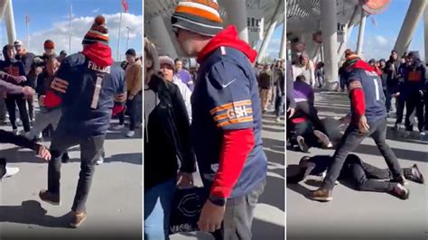 Bears fans get into nasty brawl at Soldier Field - Mr-Mehra