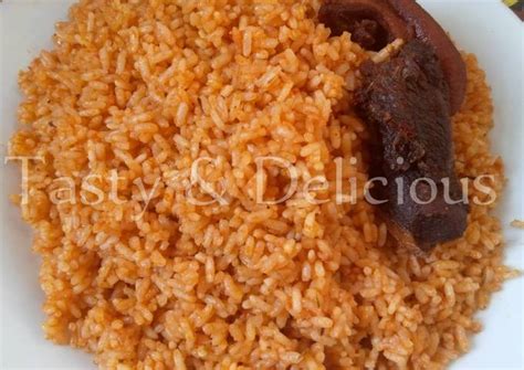 Beef Jollof Rice Recipe by Tasty & Delicious - Cookpad