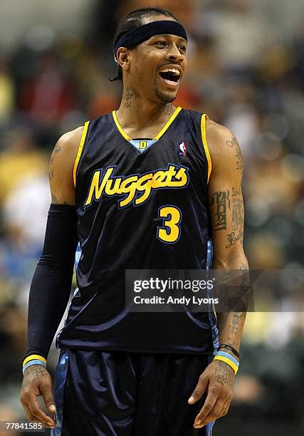 Allen Iverson Denver Nuggets Photos and Premium High Res Pictures ...