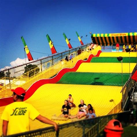 A must-do at the Minnesota State Fair? The Giant Slide! What's your favorite fair ride? # ...