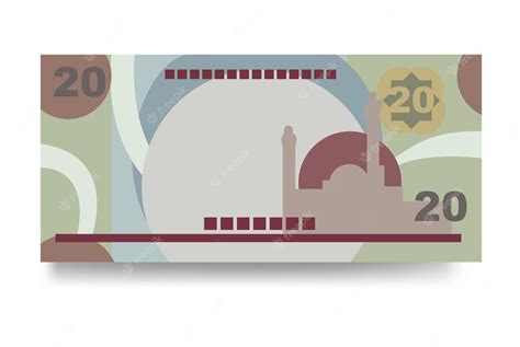 Premium Vector | Bahraini dinar vector illustration bahrain money set bundle banknotes paper ...