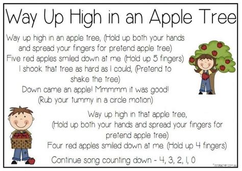 Way up High in the Apple Tree Felt Song Set Felt Story | Etsy Canada | Apple tree song ...