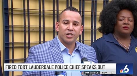 Fired Fort Lauderdale Police Chief Speaks Outs – NBC 6 South Florida