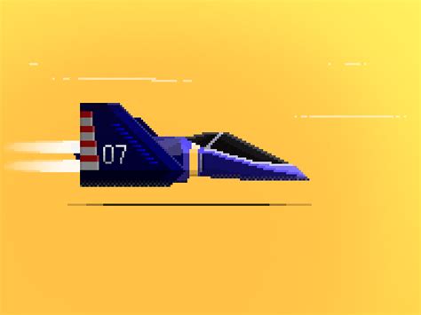 Blue Falcon (F-Zero) [Pixel Art] by PixelChickken on Dribbble