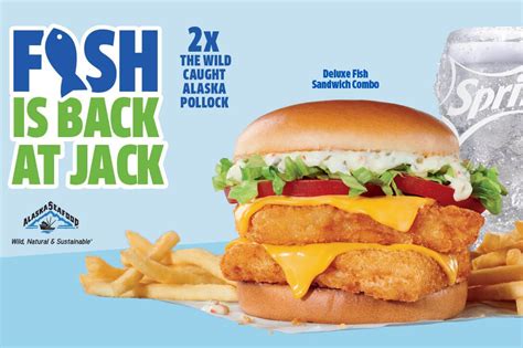 Jack In The Box Welcomes Back the Deluxe Fish Sandwich Combo