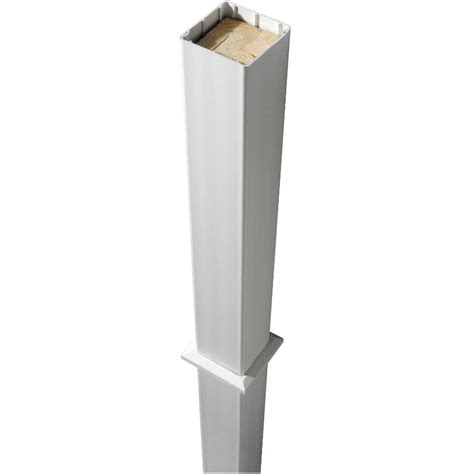 Euramax Canada 4"x4"x108" Yardcrafters White Post Sleeve | Home Hardware