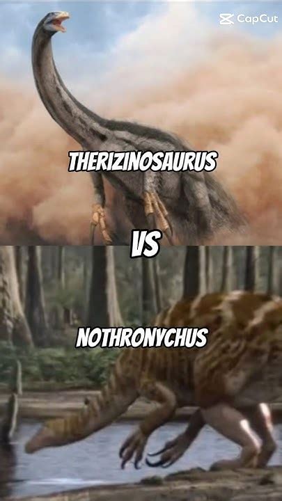 Therizinosaurus vs Nothronychus - YouTube