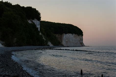 HD wallpaper: rügen, white cliffs, abendstimmung, sunset, baltic sea, island | Wallpaper Flare