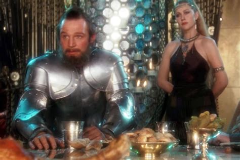 "Excalibur" movie still, 1981. L to R: Liam Neeson, Helen Mirren. | Liam neeson, Action movie ...