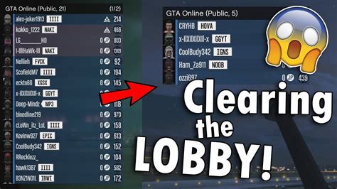 Clearing a lobby full of tryhards | GTA Online - YouTube