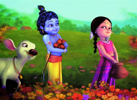 Disney HD Wallpapers: Disney Cartoon Little Krishna HD Wallpapers