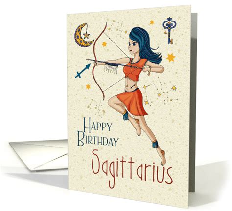 Happy Birthday Sagittarius Zodiac with Sagittarius Star... (1605998)