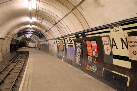 27 images of forgotten stations and disused tunnels in the London ...