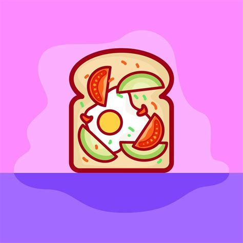 Avocado Toast 273907 Vector Art at Vecteezy