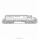 Disegni Di Treni Da Colorare  Coloring Image sketch template