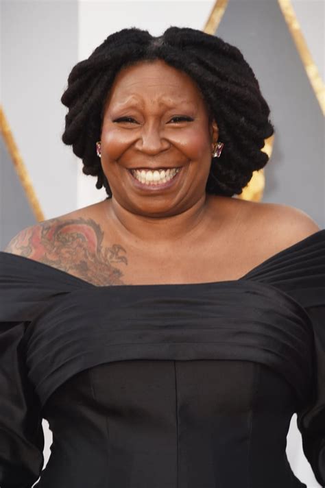 Whoopi Goldberg, Oscars | Celebrity Tattoos From Award Show Red Carpet ...