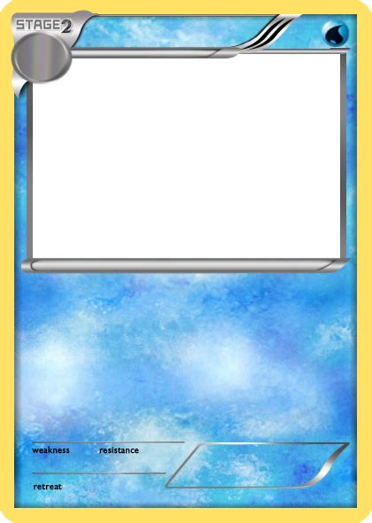 Create Your Own Pokemon Card with this Blank Template