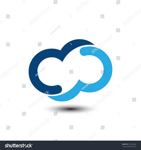 Cloud Vector Logo Stock Vector (Royalty Free) 787229956 | Shutterstock