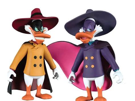 Disney Darkwing Duck Darkwing Duck Negaduck 5 Deluxe Action Figure Set Diamond Select Toys - ToyWiz