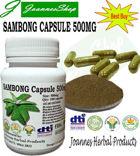 sambong capsules 500mg 100capsules | Lazada PH