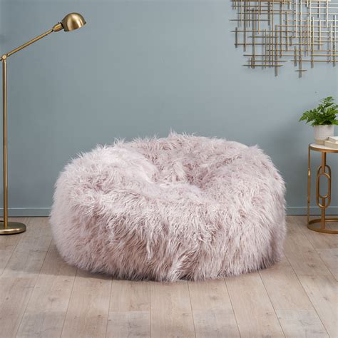 Lycus Faux Fur Bean Bag Chair – GDFStudio