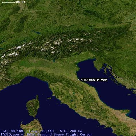 RUBICON RIVER ITALY (GENERAL) ITALY Geography Population Map cities coordinates location - Tageo.com