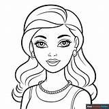 Free Barbie Coloring Pages  13 Printable Sheets sketch template