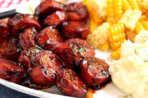 Smoked Sausage with Barbecue Sauce | Coupon Clipping Cook®