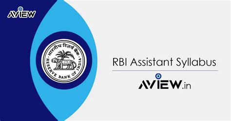 RBI Assistant Syllabus 2023 and Exam Pattern for Prelims & Mains