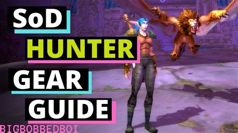 SoD Hunter - Best in Slot Guide | World of Warcraft Classic Season of Discovery - YouTube