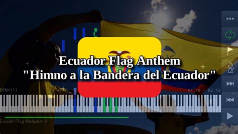 Himno Del Juramento A La Bandera Del Ecuador Youtube | Images and ...