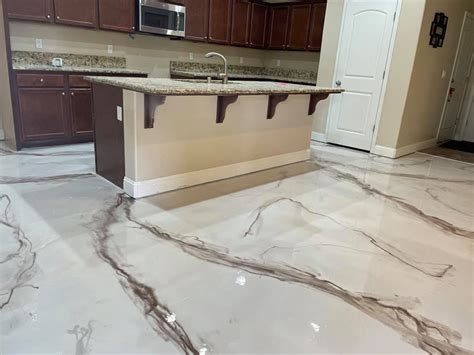 Epoxy Kitchen Floor | Concrete Coatings All Year