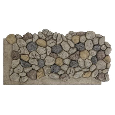 NextStone 51 in. x 27 in. Polyurethane River Rock Faux Stone Panel in ...