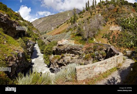 Bridge over river Bhaga, Keylong, Lahaul Valley, Himachal Pradesh, India Stock Photo - Alamy