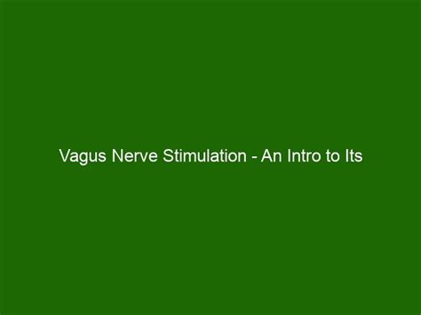 Vagus Nerve Stimulation - An Intro to Its Benefits and Side Effects ...