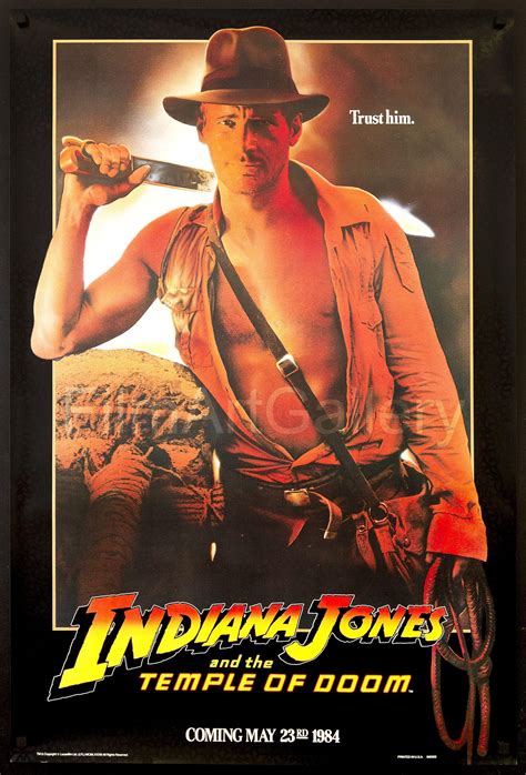 Indiana Jones Raiders Of The Lost Ark Movie Poster 24 X 36 Inches Full ...