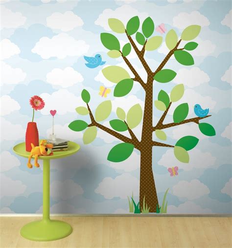 Make a sweet statement on your child's wall with decals from RoomMates. #giveaway #nursery Cloud ...