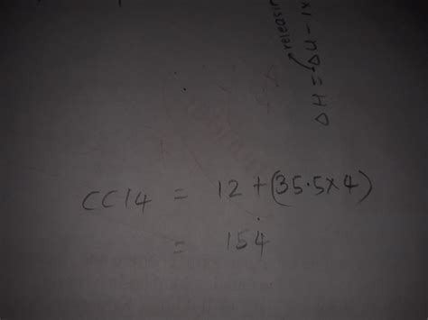 Molecular mass of carbon tera chloride - Brainly.in