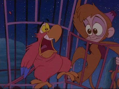 Iago screaming because he is face to face with Rajah | The return of jafar, Jafar, Disney