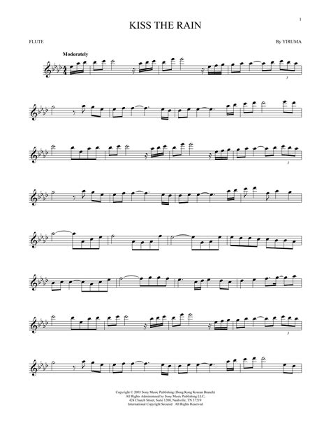 Yiruma - Kiss The Rain sheet music