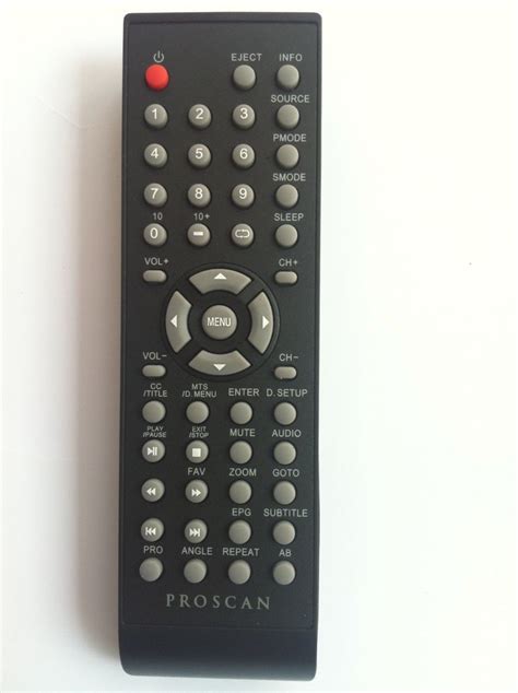 New Proscan DVD Comb TV Remote For Proscan PLDEDV3292-A PLEDV2845A PLDEDV3292A-B