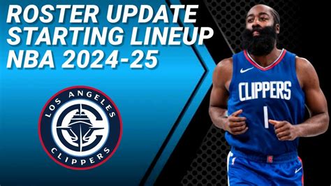 LOS ANGELES CLIPPERS ROSTER UPDATE | POSSIBLE STARTING LINEUP 2024-2025 ...