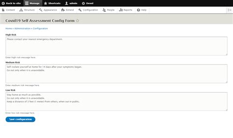 COVID-19 Self Assessment | Drupal.org