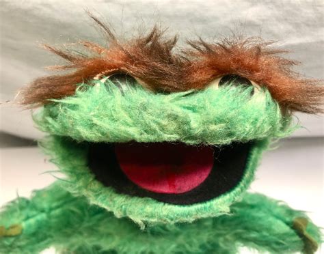 Vintage Sesame Street, Oscar the Grouch Hand Puppet,Jim Henson Muppets Inc