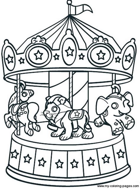 Merry Go Round Drawing at GetDrawings | Free download