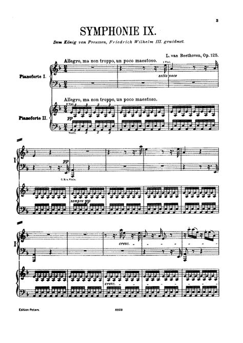 Symphony No.9, Op.125 (Beethoven, Ludwig van) - IMSLP: Free Sheet Music ...