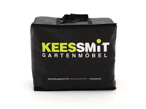 Kees Smit Kussentas voor tuinkussens 60x42x50cm - DE - Zwart (voor o.a ...